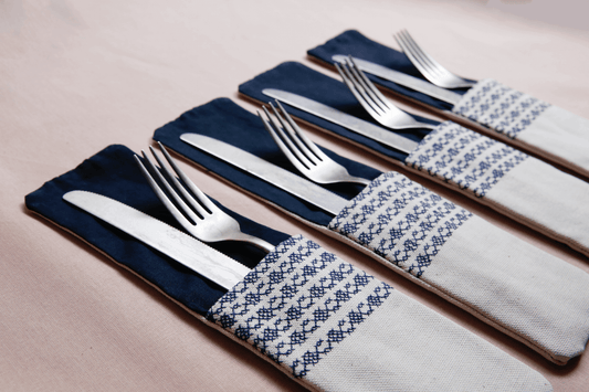 Bo Cutlery Holders Set Embroidered